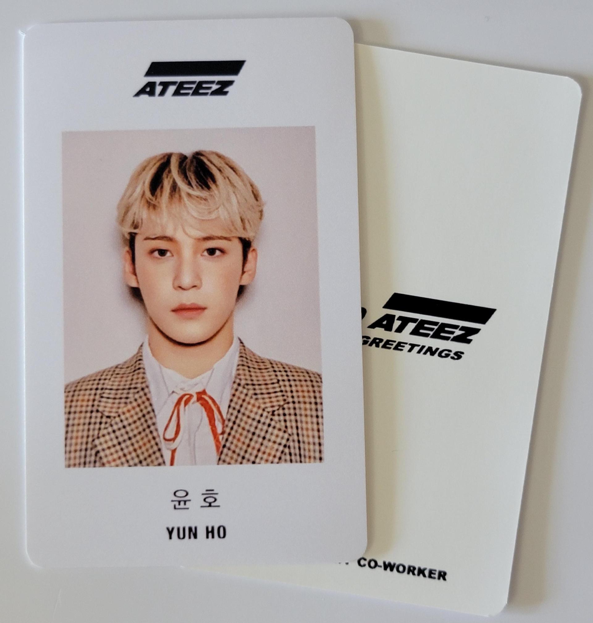 ATEEZ Seasons Greeting 2020 ID Photocards