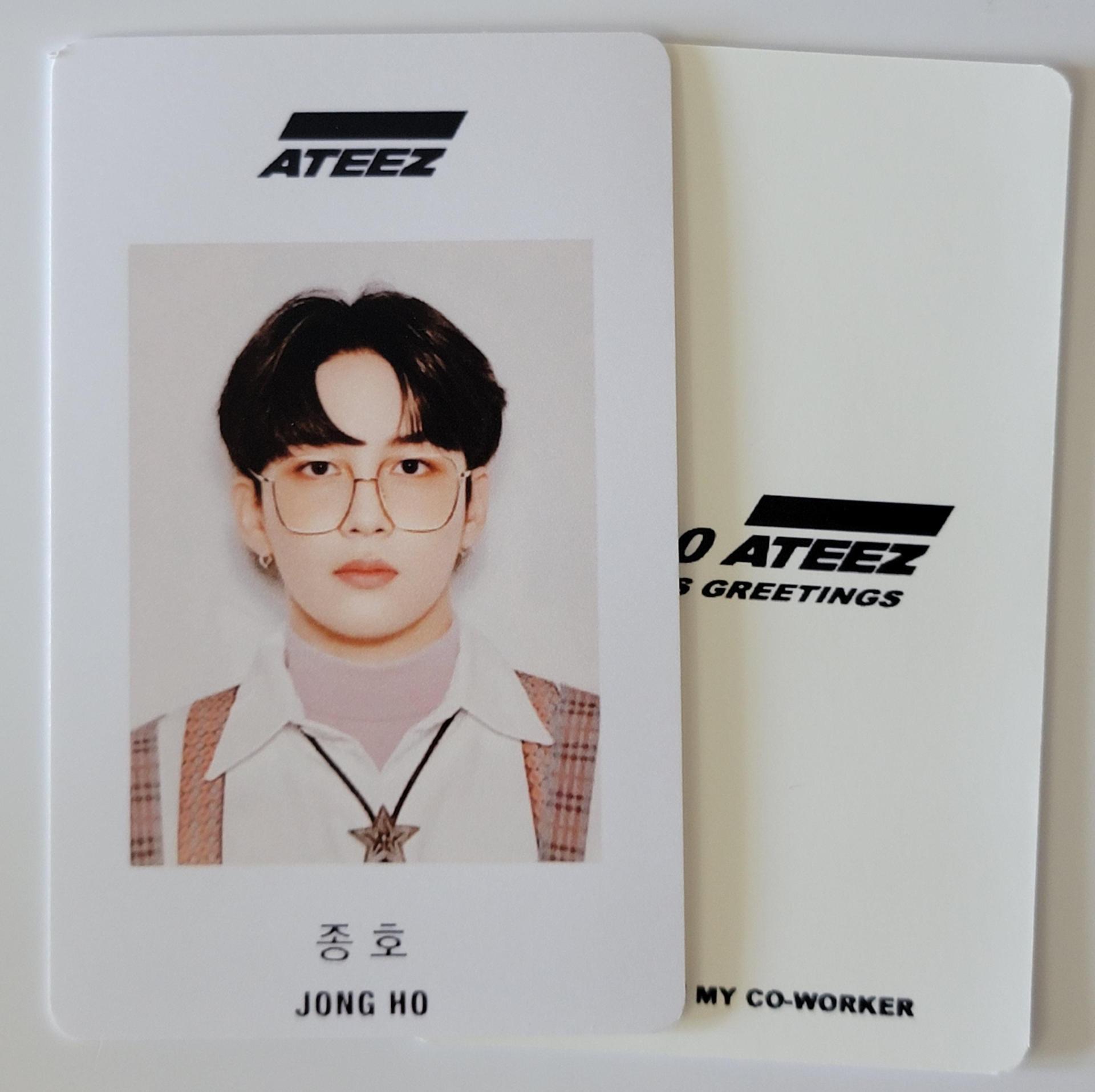 ATEEZ Seasons Greeting 2020 ID Photocards