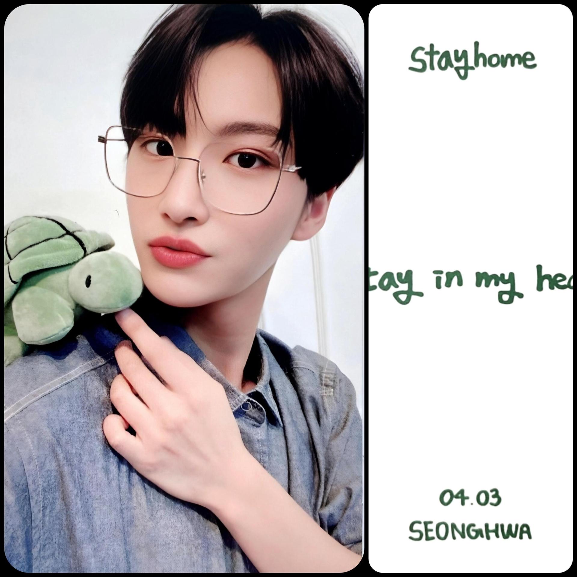 ATEEZ Seonghwa Happy Birthday Houserobe MD Photocards