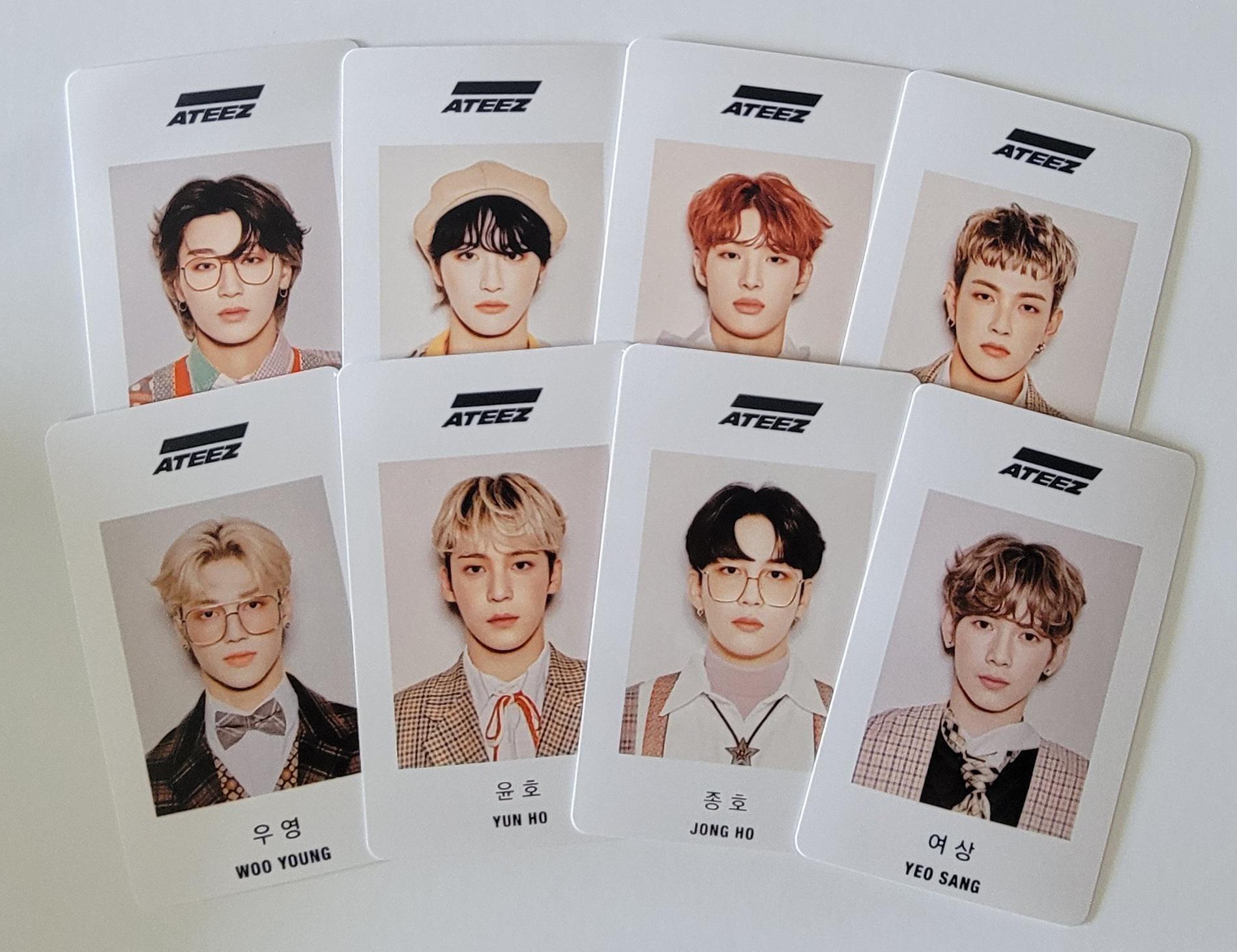 ATEEZ Seasons Greeting 2020 ID Photocards