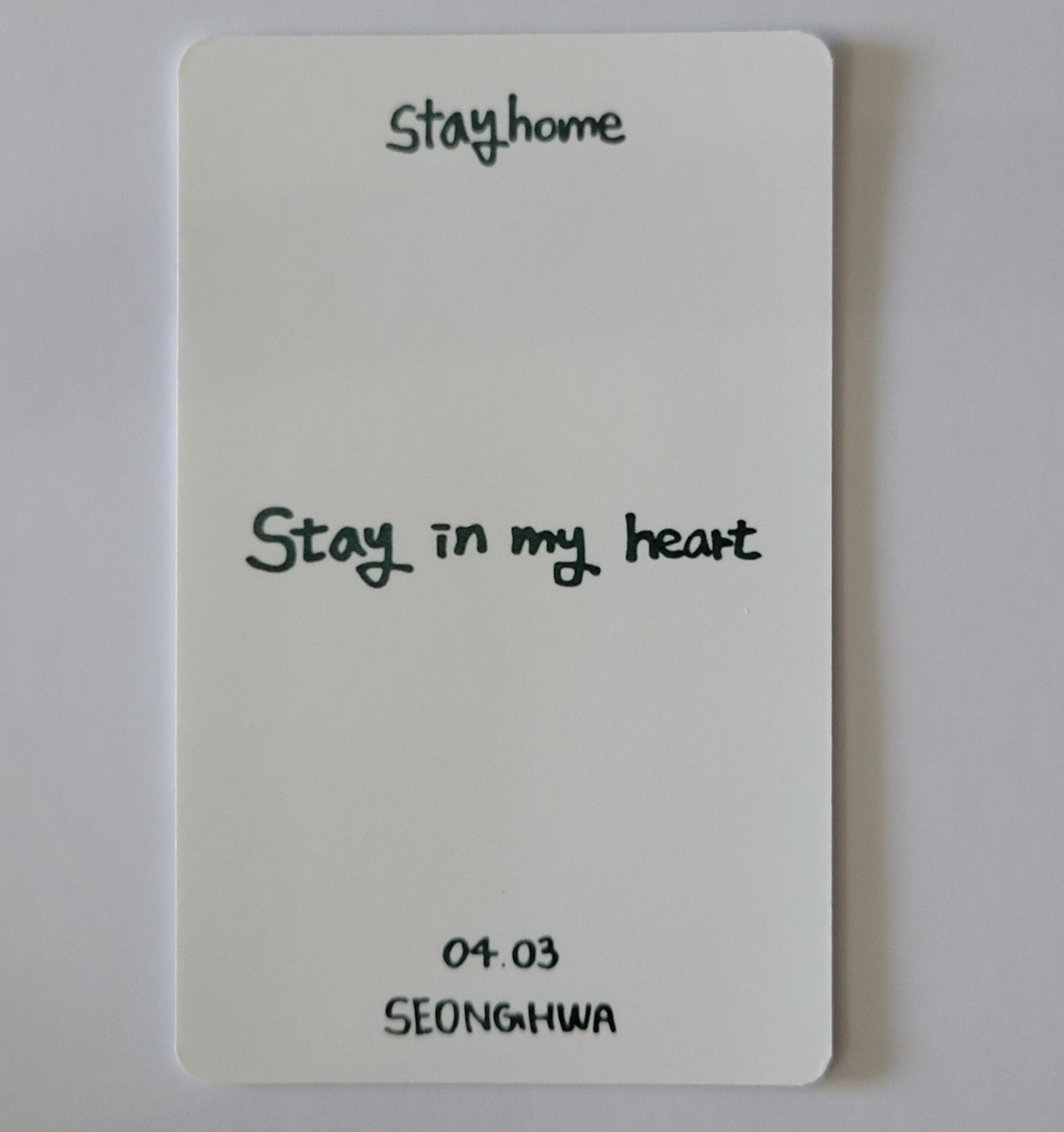 ATEEZ Seonghwa Happy Birthday Houserobe MD Photocards