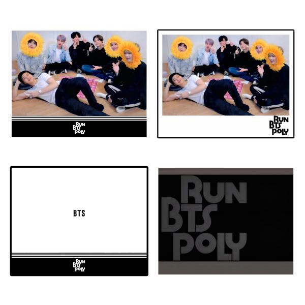 BTS - Run BTS Poly Polaroids