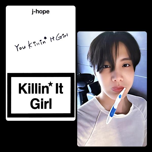 J-Hope : Killin' it Girl Broadcast Photocards