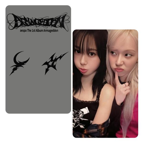Aespa: Armageddon Warner Music Japan Karina & Winter unit Photocards 