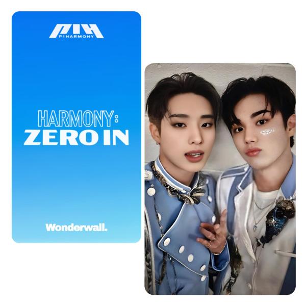 P1 Harmony Zero In Wonderwall Intak & Keeho Unit Photocards