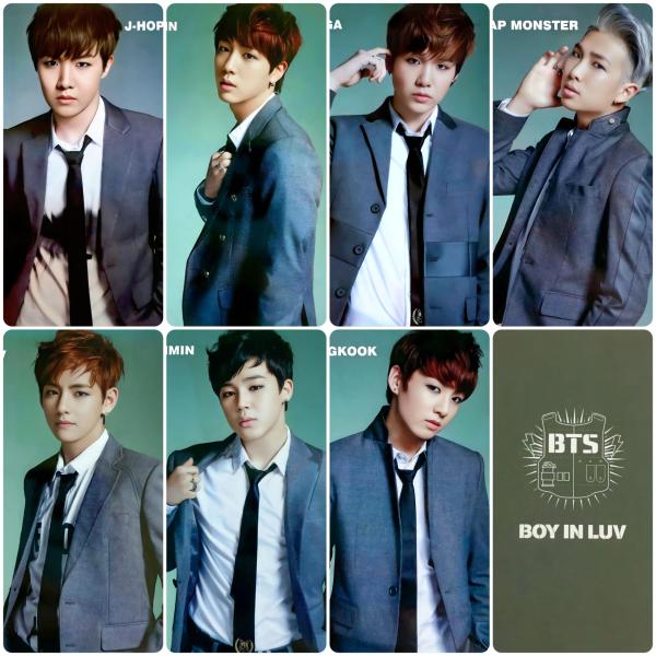BTS Boy In Luv Photocards