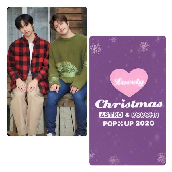 Astro : Lovely Christmas Pop Up 2020 Jin Jin and Rocky Photocards 
