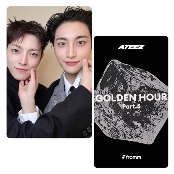 Ateez : Golden Hour 5 Fromm Matz unit bonus Photocards