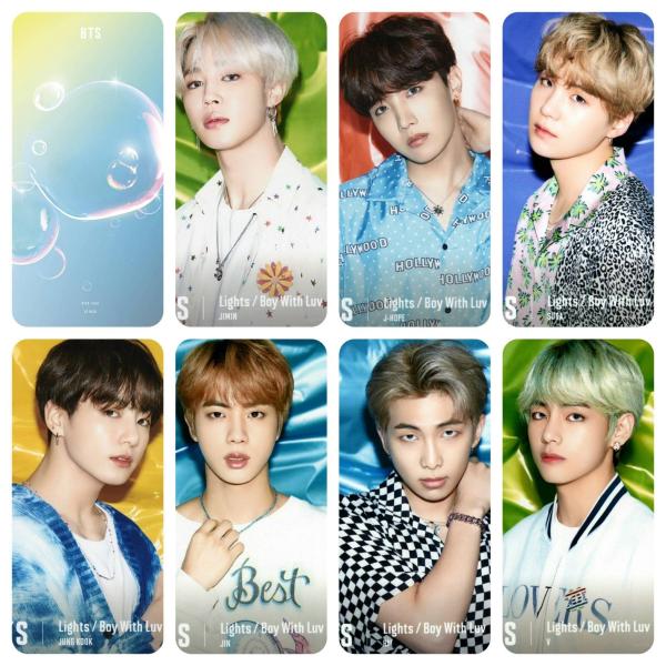 BTS x Lights/Boy with Luv Photo Cards
