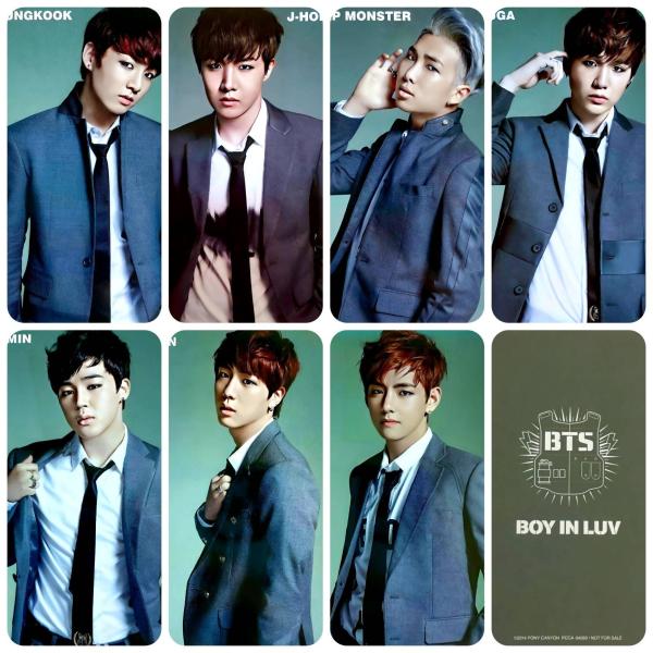BTS Boy In Luv Photocards