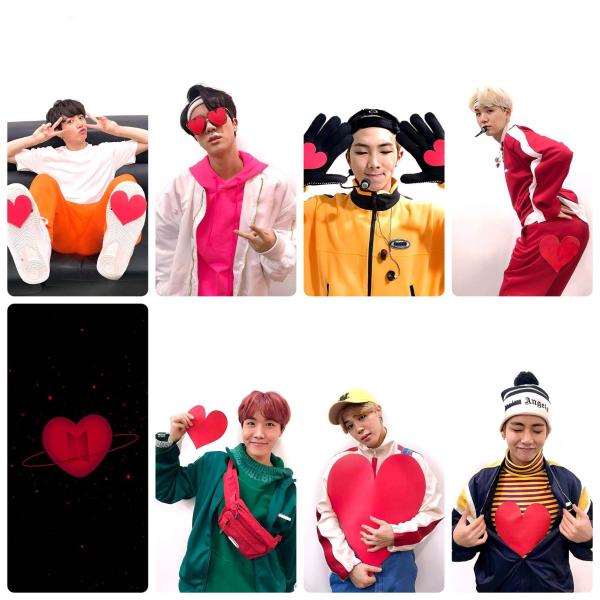 Hearts for Army Photocard Set