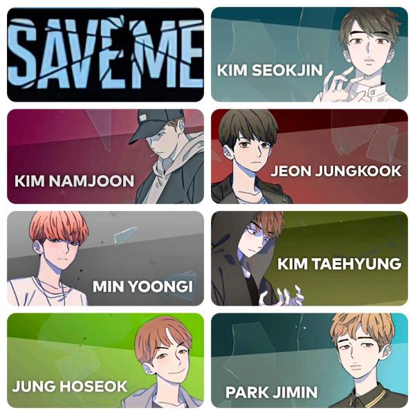 BTS Save Me WT Photo cards